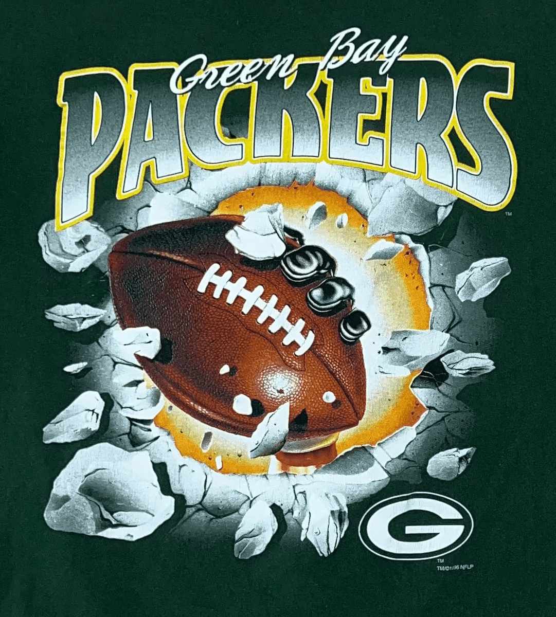 1996 Green Bay Packers T-Shirt - Medium - ALL GOODS - ALL GOODS