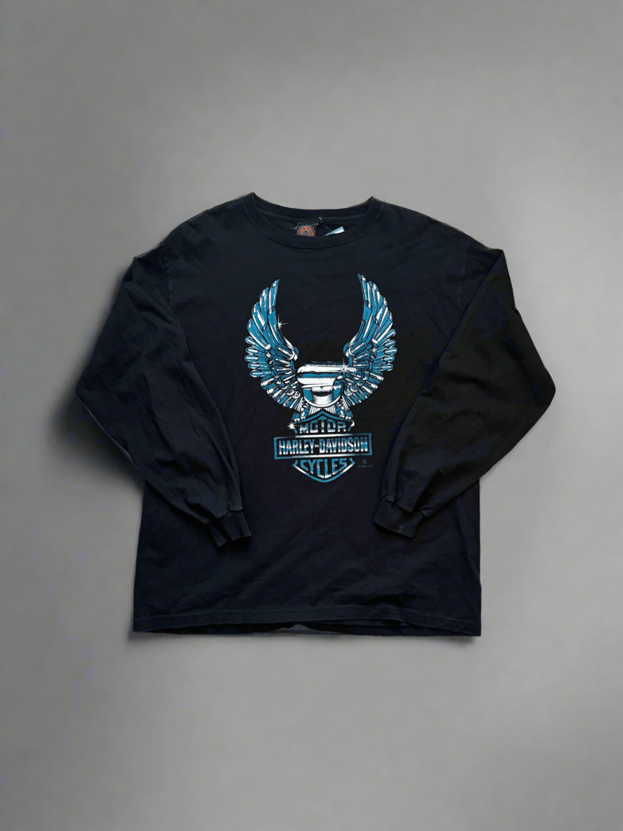 1996 Harley Davidson Long Sleeve Tee - XL - ALL GOODS - ALL GOODS