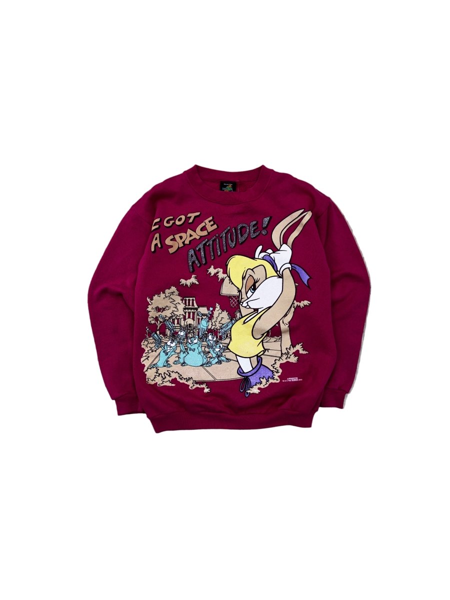 1996 Space Jam Lola Bunny Crewneck - Youth XL - ALL GOODS - ALL GOODS