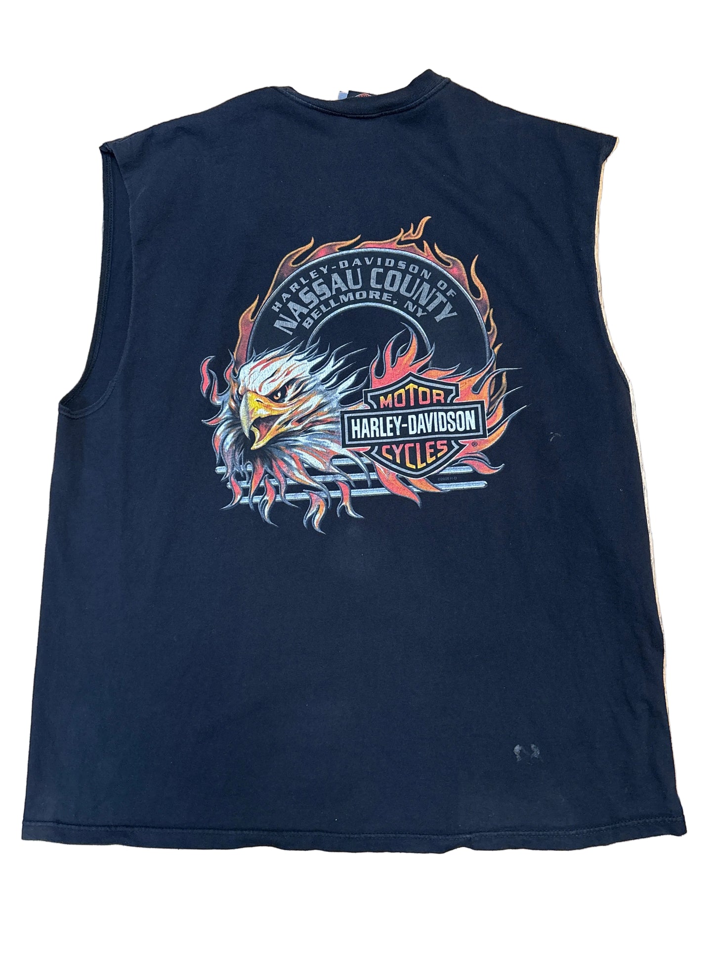 Harley Davidson Of Nassau County Sleeveless T-Shirt-2XL