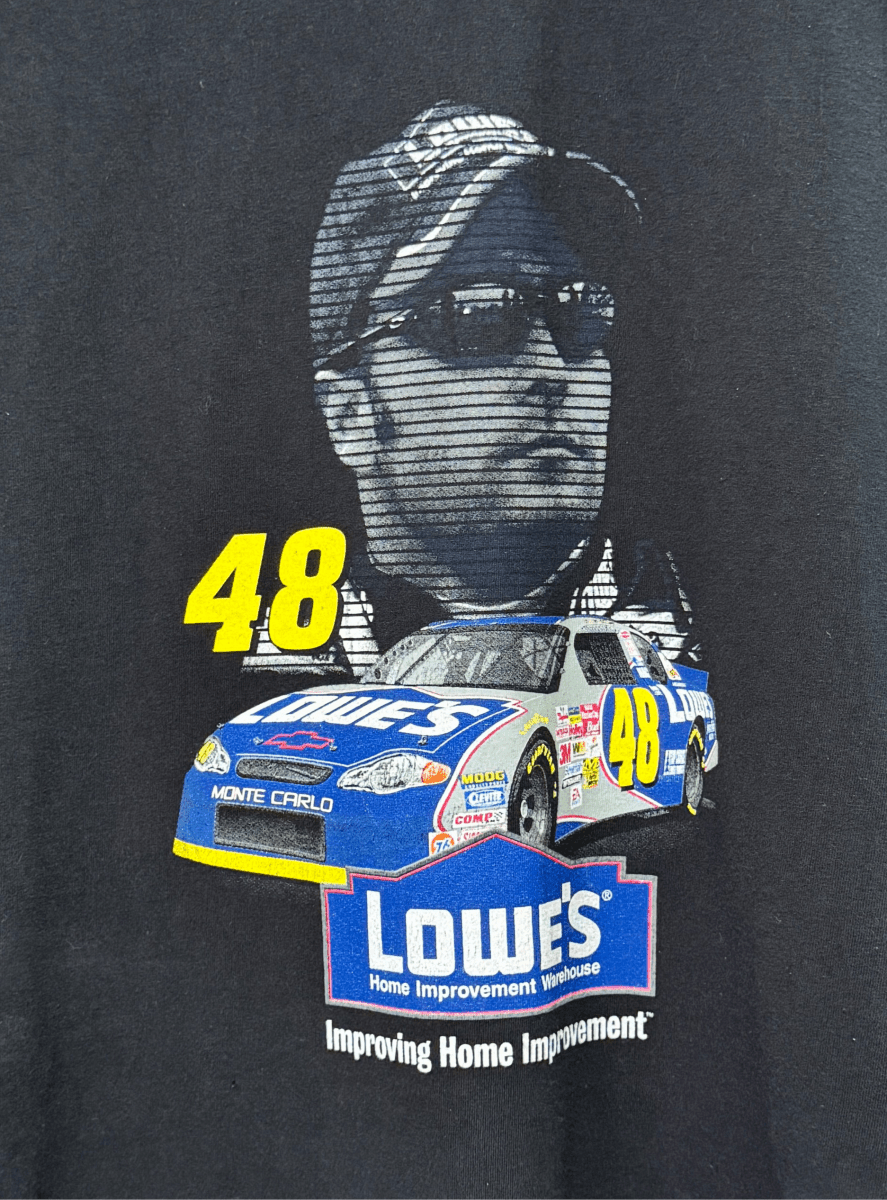 2002 Nascar Jimmie Johnson Lowe’s Shirt - L - ALL GOODS - ALL GOODS