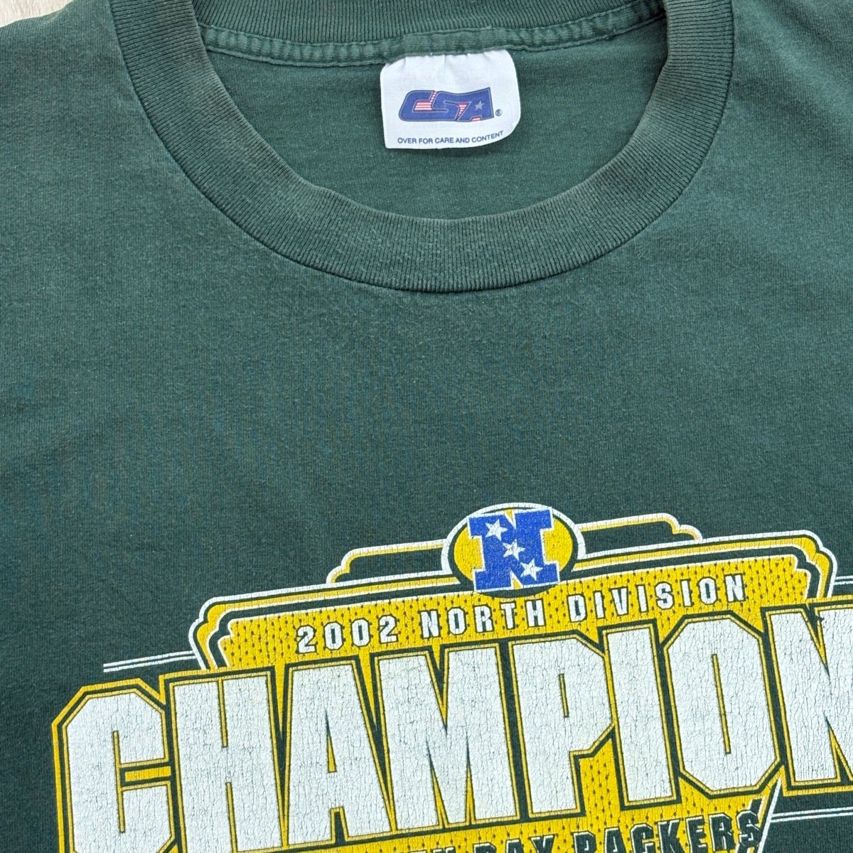 2002 North Division Green Bay Packers T-Shirt - ALL GOODS - ALL GOODS
