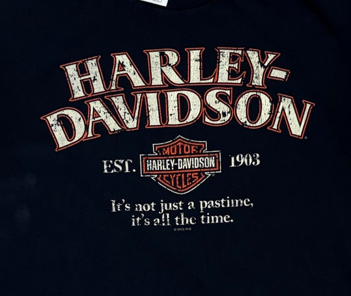 2012 Harley Davidson T-Shirt - Large - ALL GOODS - ALL GOODS