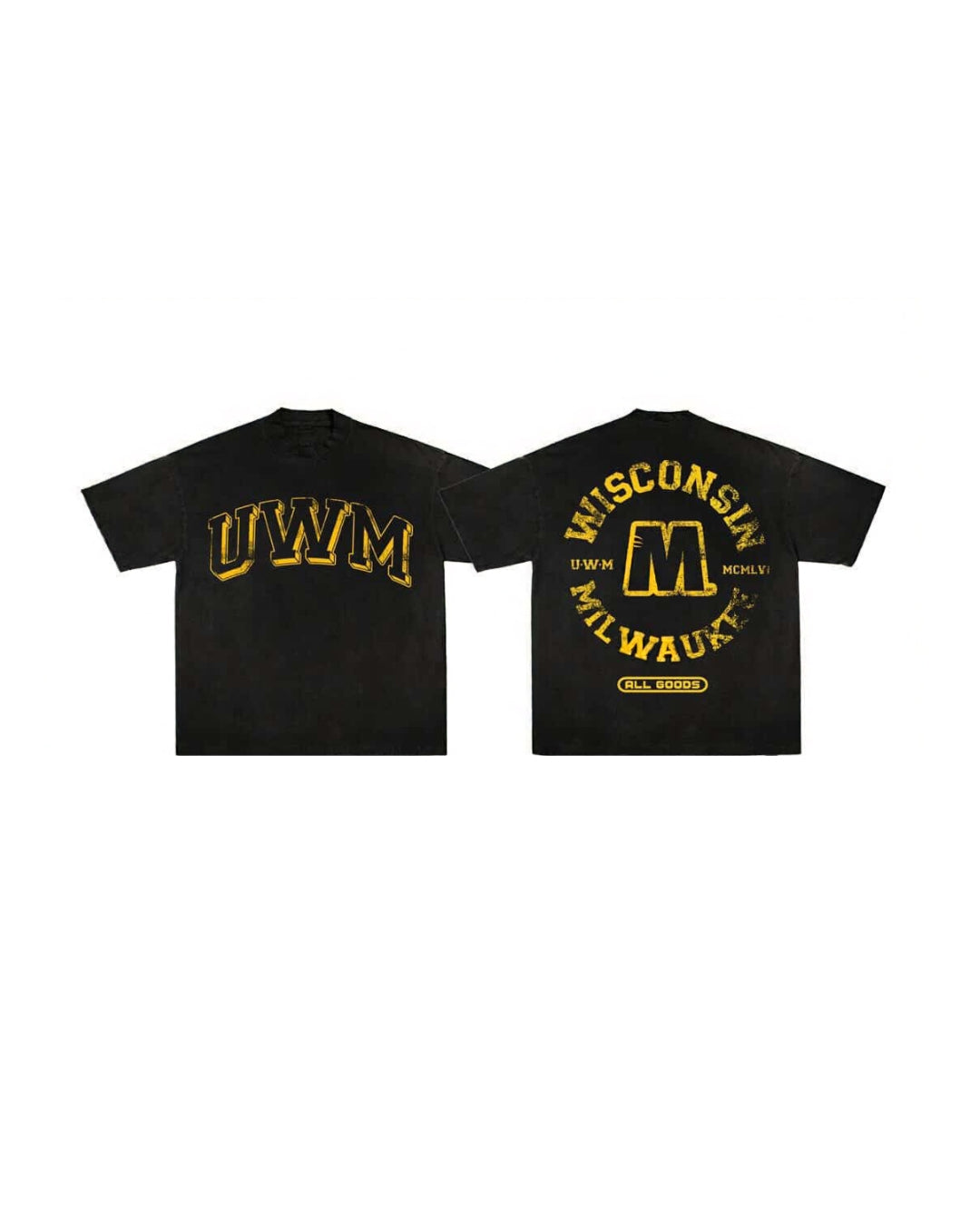 UW-Milwaukee x All Goods Onyx T-Shirt (PREORDER)
