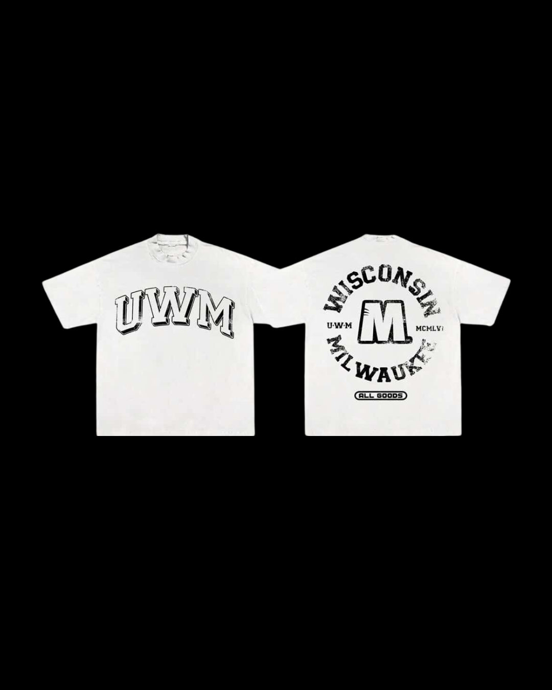 UW-Milwaukee x All Goods Ivory T-Shirt (PREORDER)