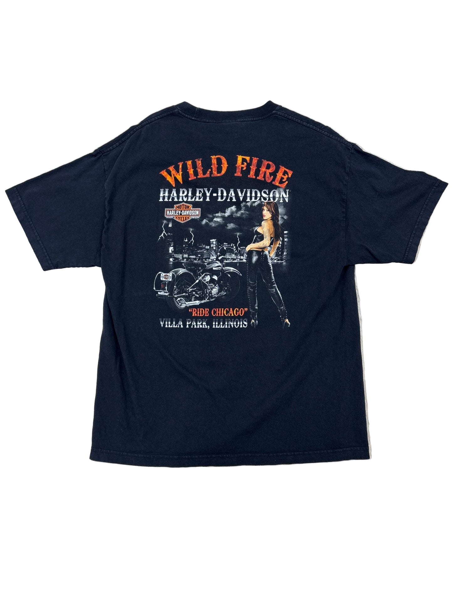 Wild Fire Harley Davidson T-Shirt-XL