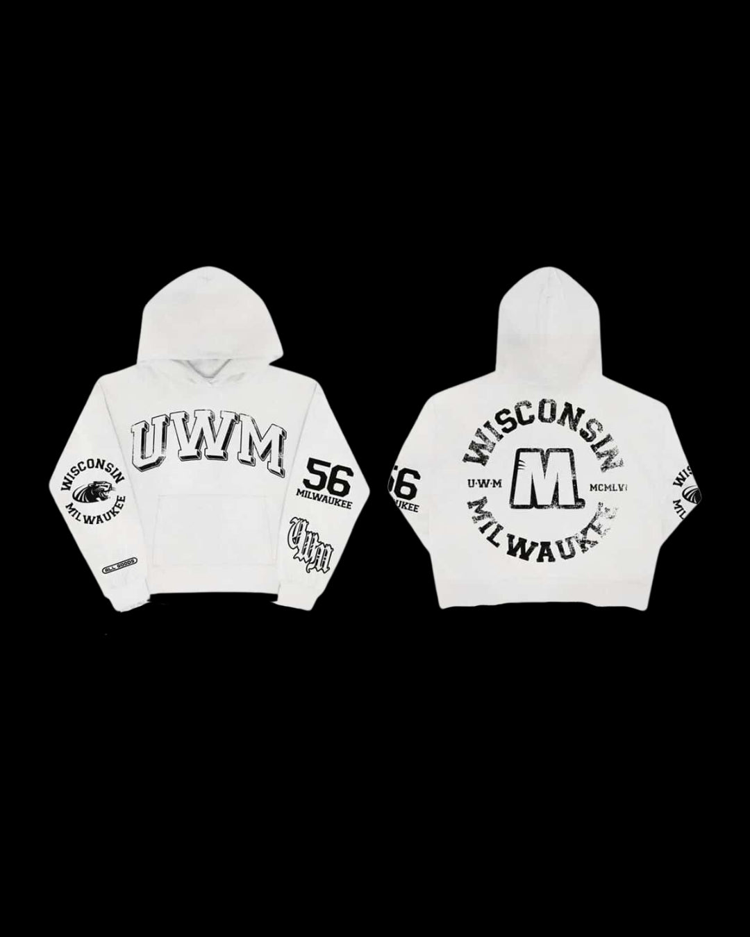 UW-Milwaukee x All Goods Ivory Pullover Hoodie (PREORDER)