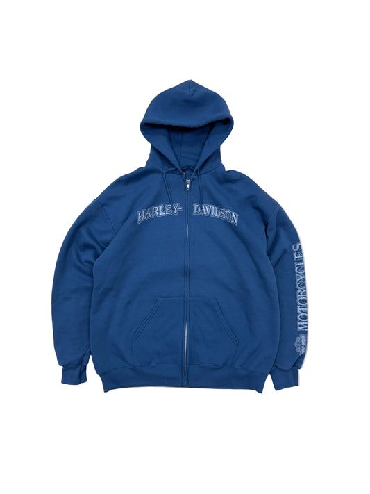 2005 Harley Davidson Florida Zip Up Hoodie - Large