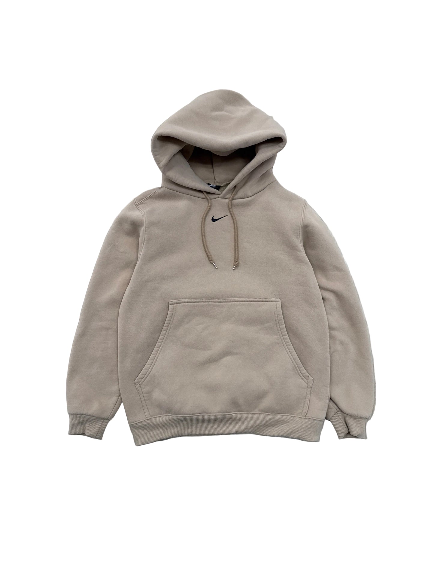 Nike Center Swoosh Tan Hoodie - Medium