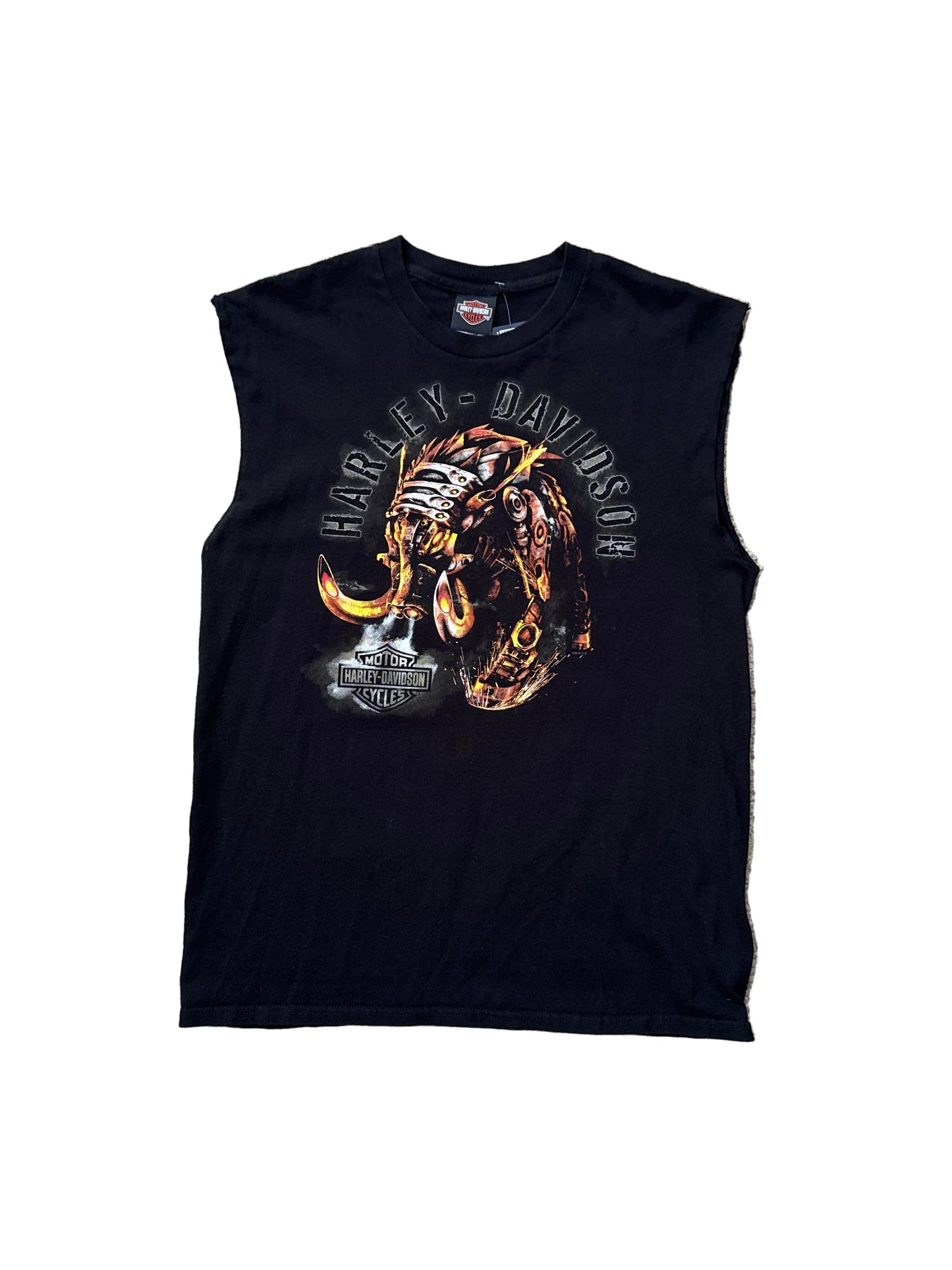 Harley Davidson Cut Off T-Shirt - Large