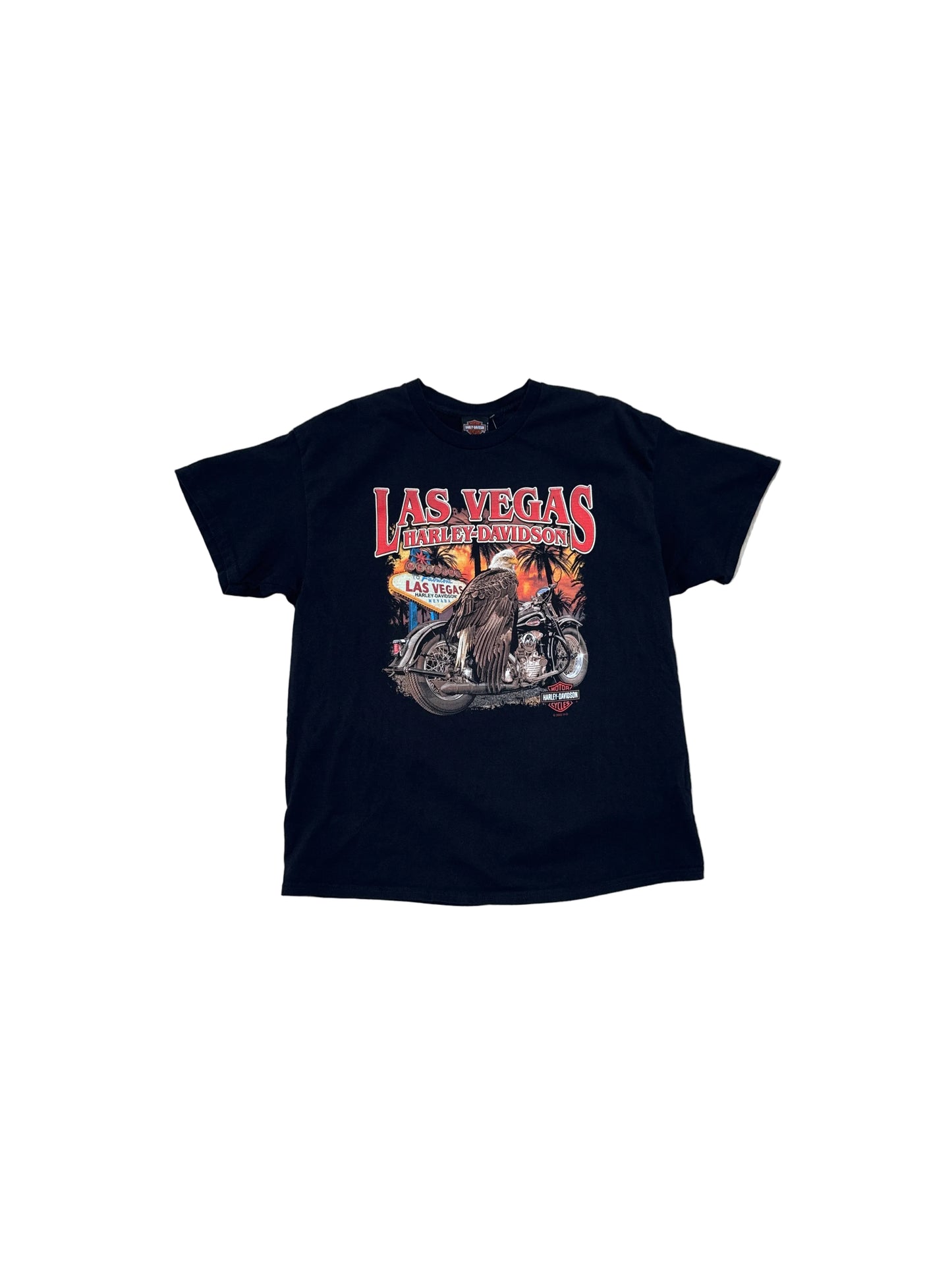 Vintage 2022 Harley Davidson Las Vegas T-Shirt - Large