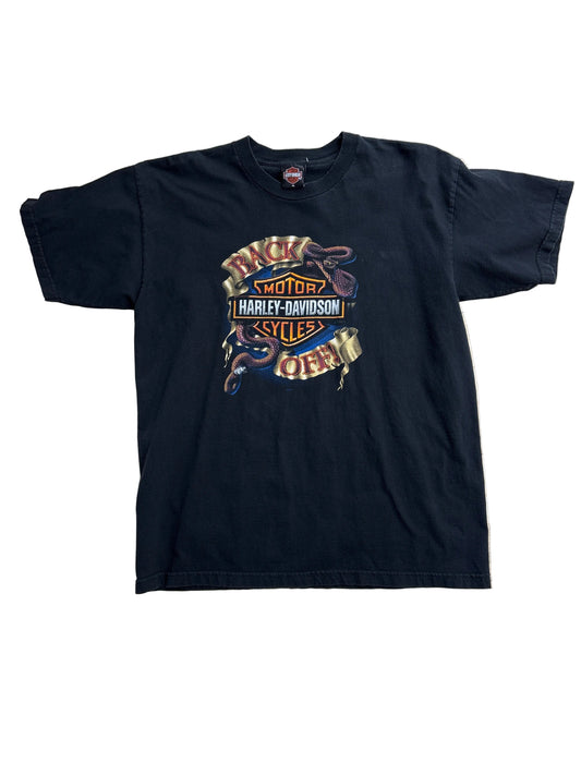 Vintage Back Off Harley Davidson T-Shirt-XL