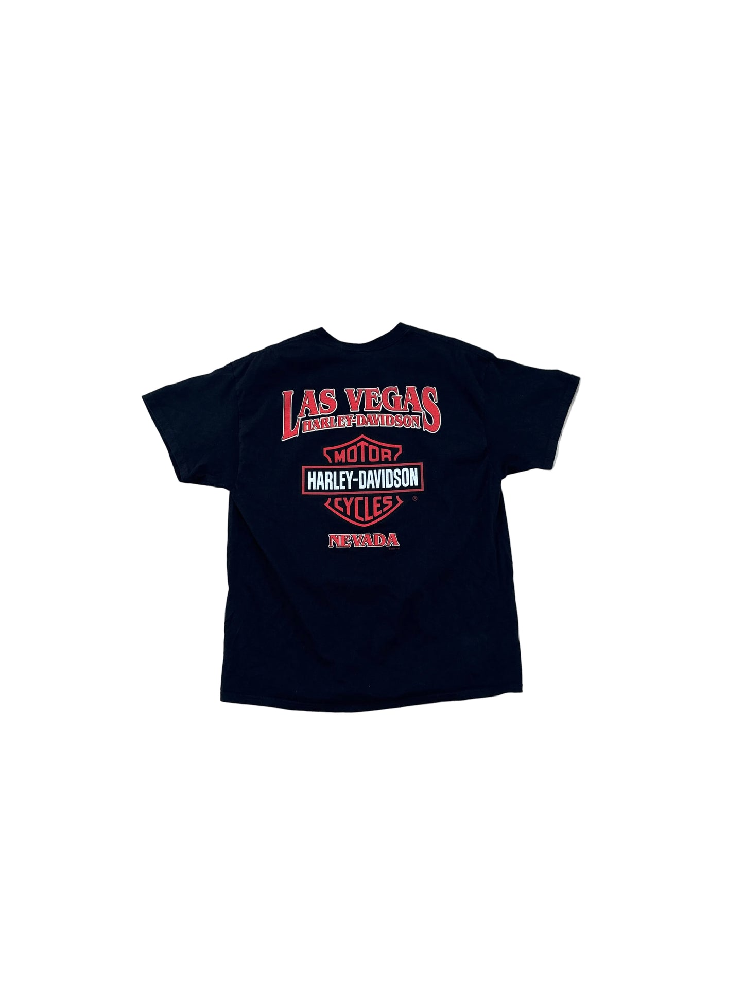 Vintage 2022 Harley Davidson Las Vegas T-Shirt - Large
