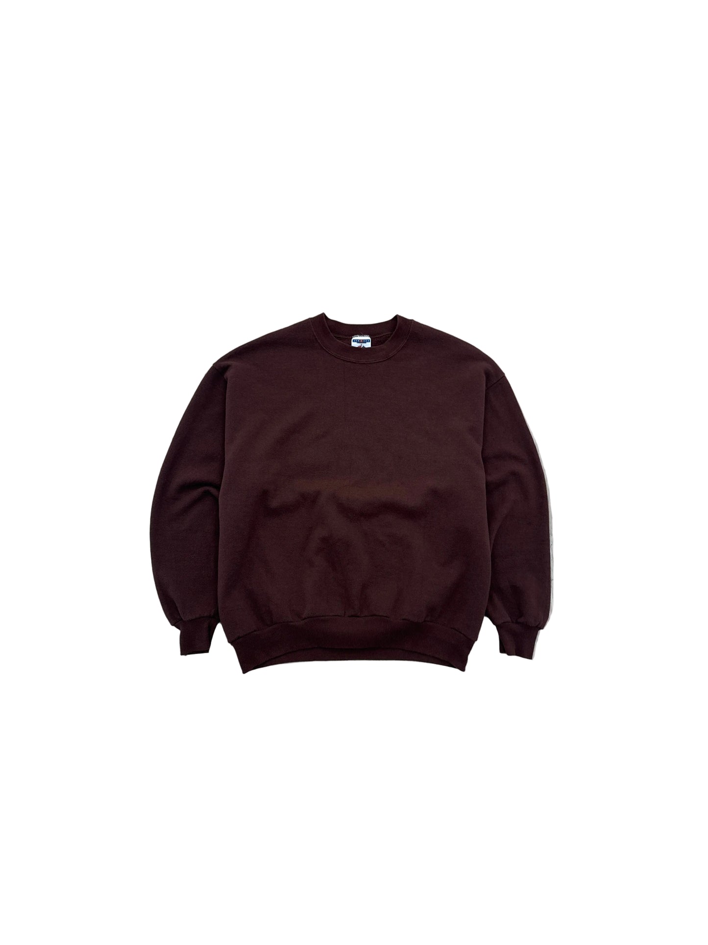 Vintage Jerzees Brown Blank Crewneck - XL