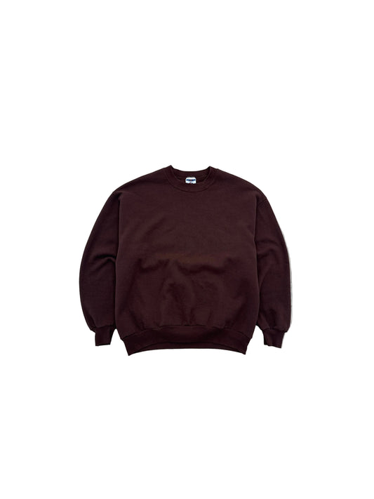 Vintage Jerzees Brown Blank Crewneck - XL