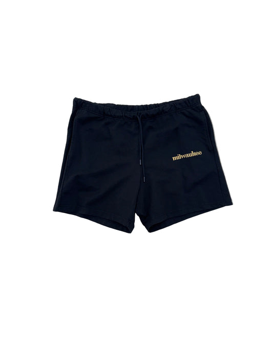 Vintage All Goods Black Sweat Shorts - XL