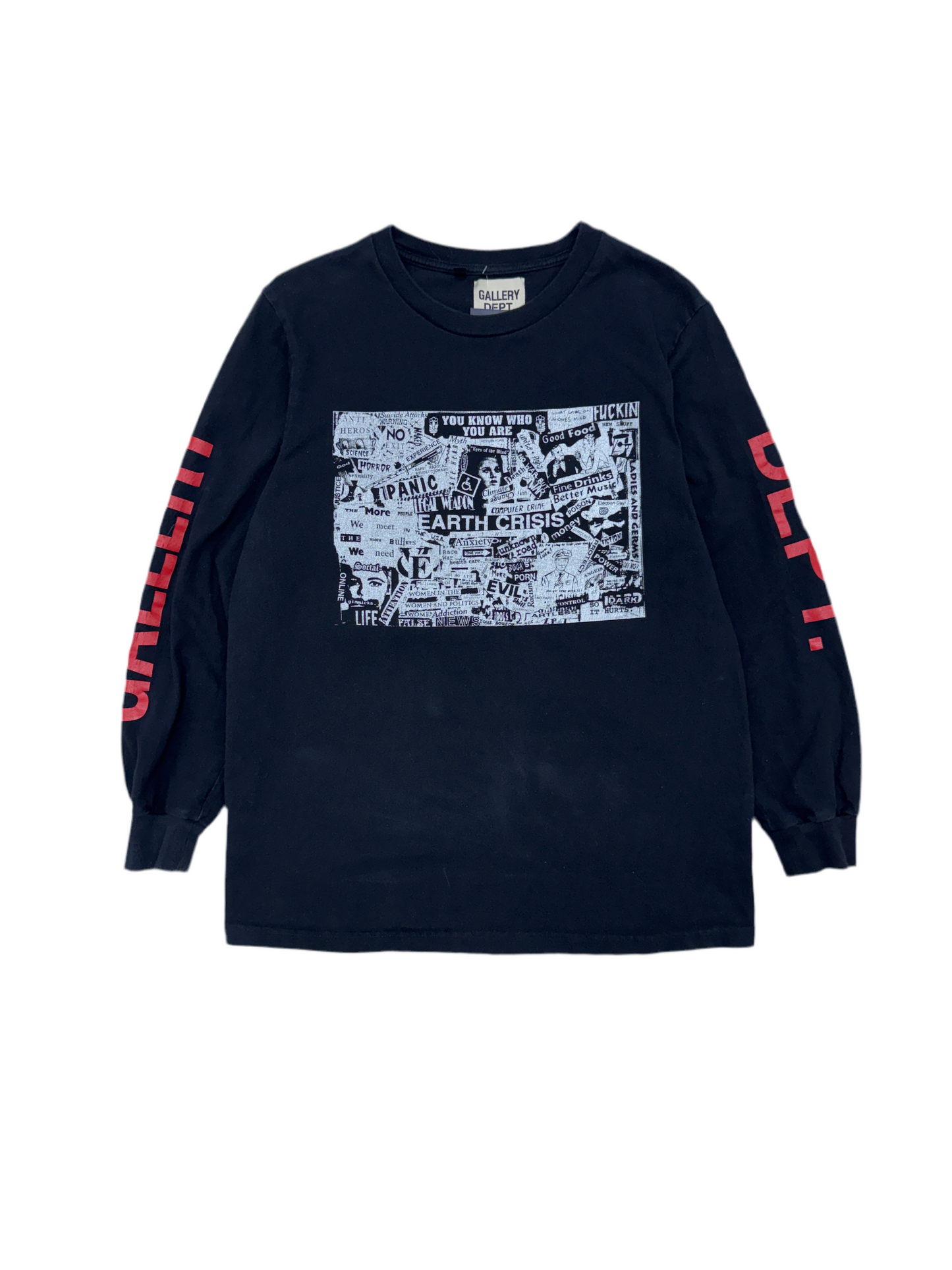 Gallery Dept. Earth Crisis Long Sleeve T-Shirt - Large