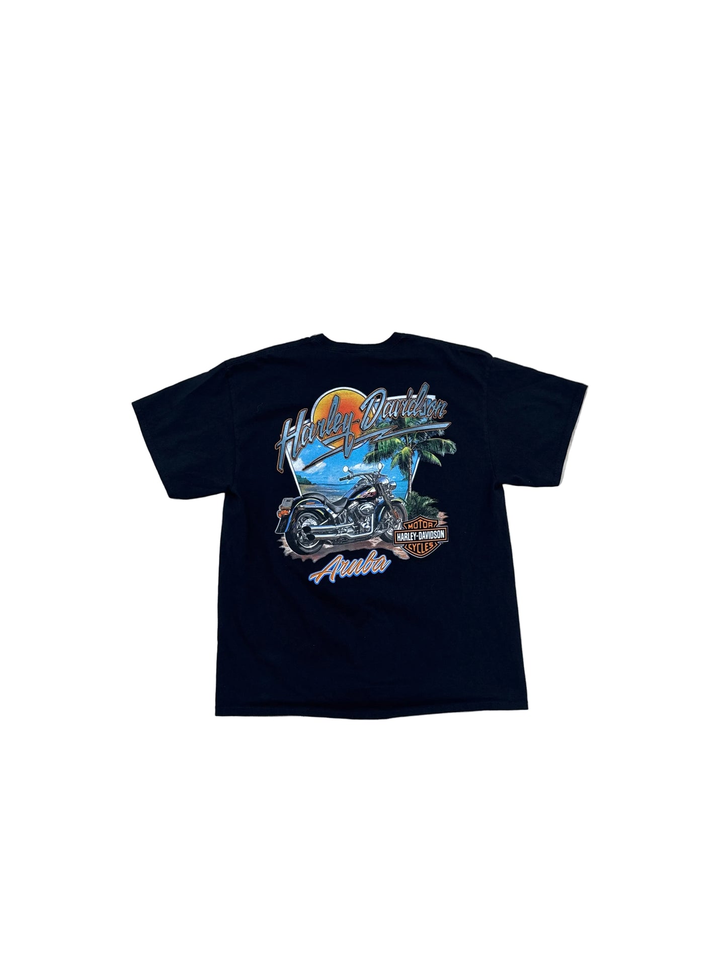 Vintage Harley Davidson Aruba T-Shirt - Large