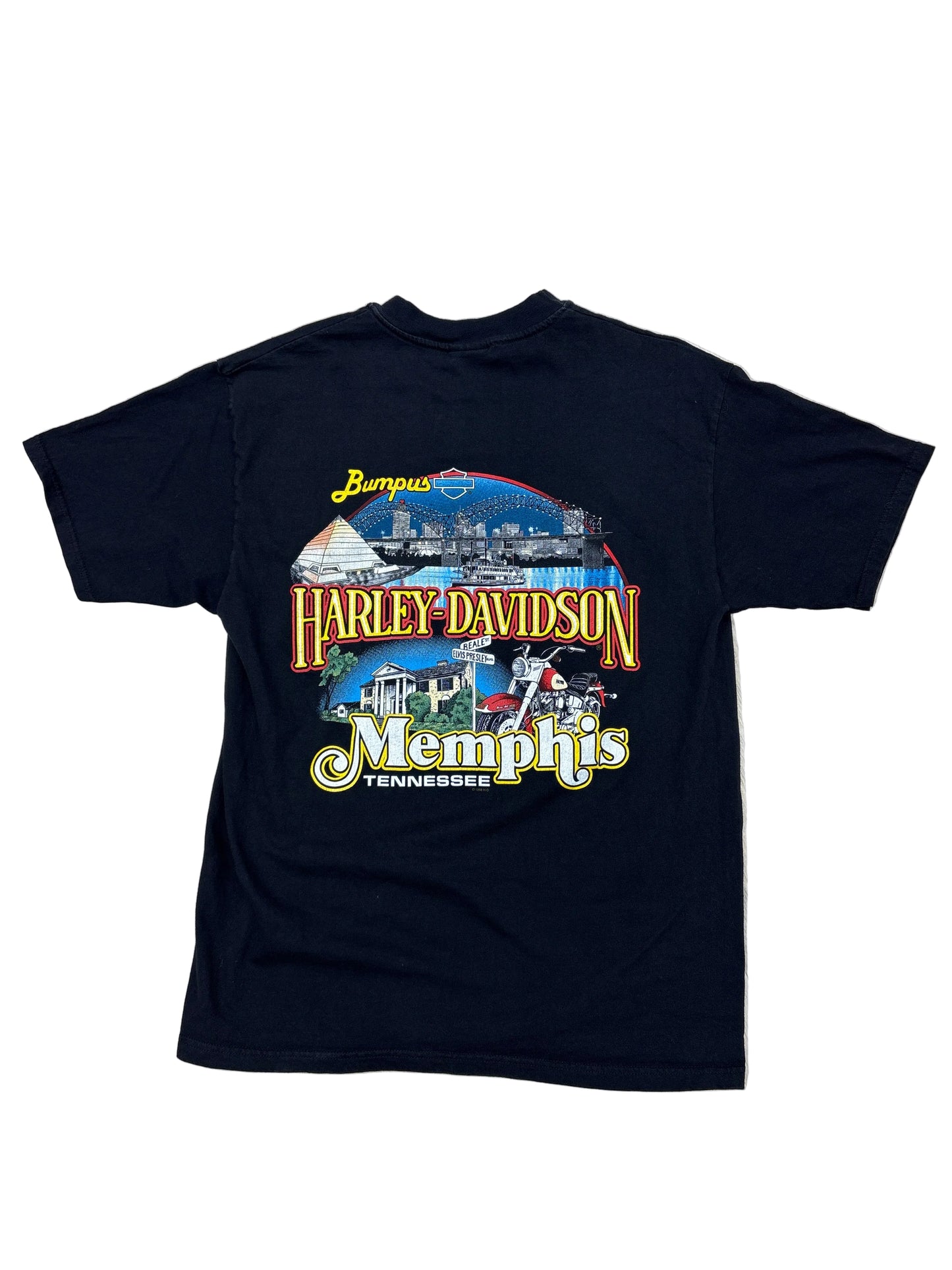 Well Traveled Harley Davidson T-Shirt-Large