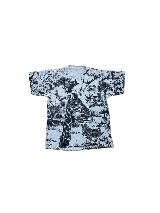 Vintage Busch Gardens AOP Tee - Large