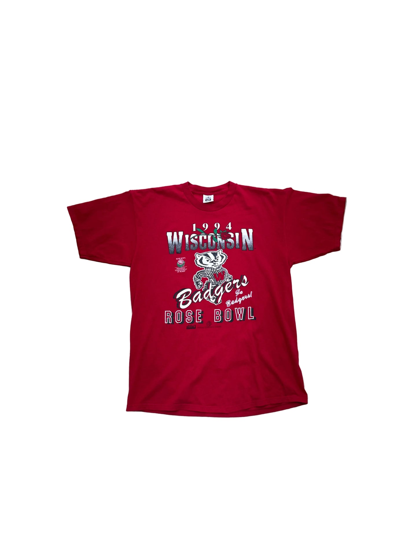 1994 Wisconsin Badgers Rose Bowl T-Shirt - XL