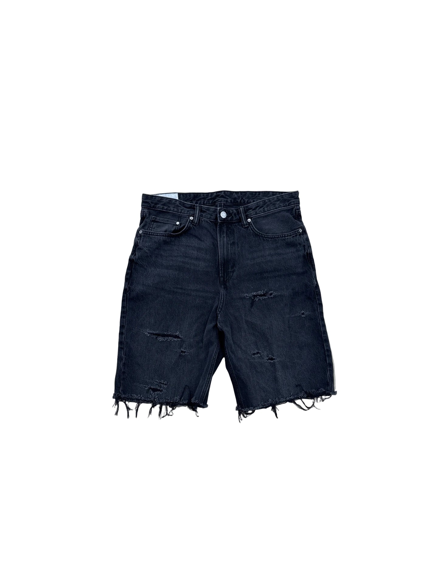 Vintage Loose Fit Black Jorts - 33