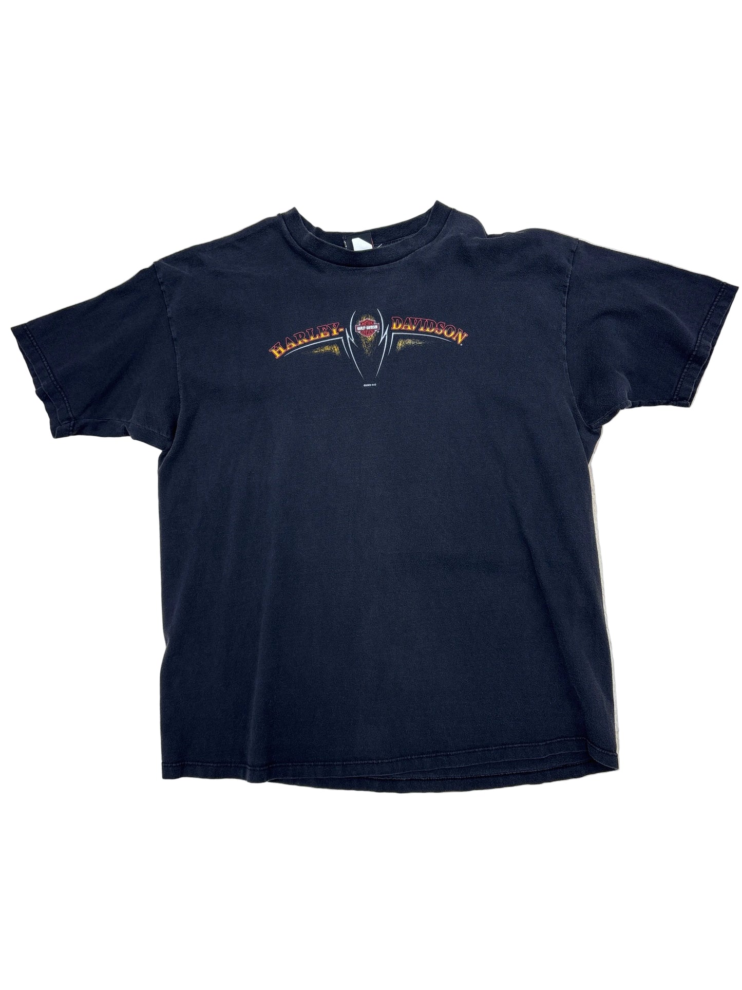 2002 Laugerman’s Harley Davidson T-Shirt-2XL