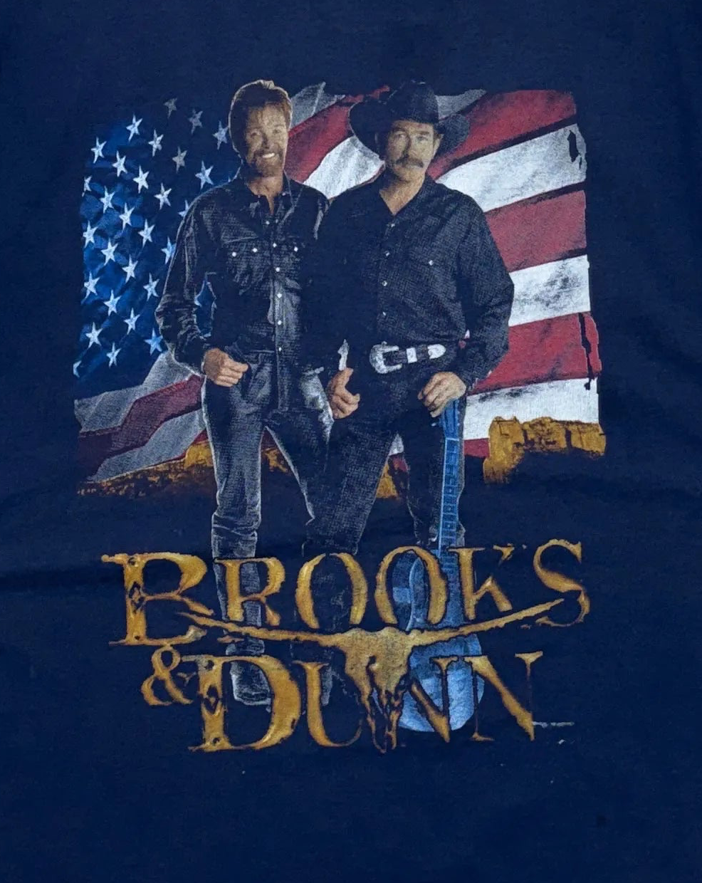 Vintage 2002 Brooks & Dunn Wild West Show T-Shirt - Large