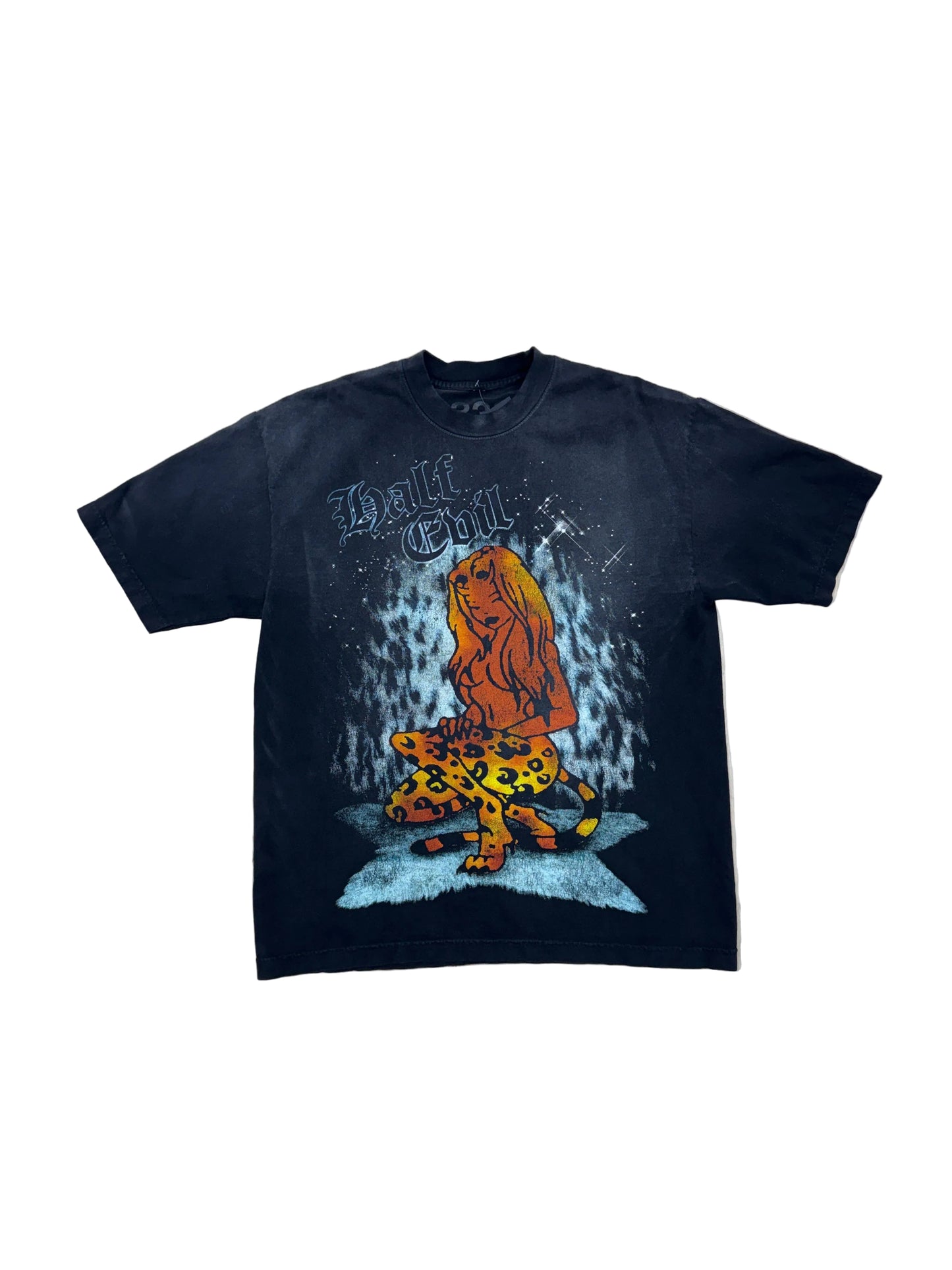 Half-Evil Cheetah Lady T-Shirt - Large