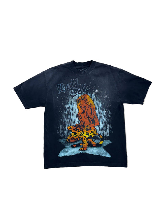 Half-Evil Cheetah Lady T-Shirt - Large
