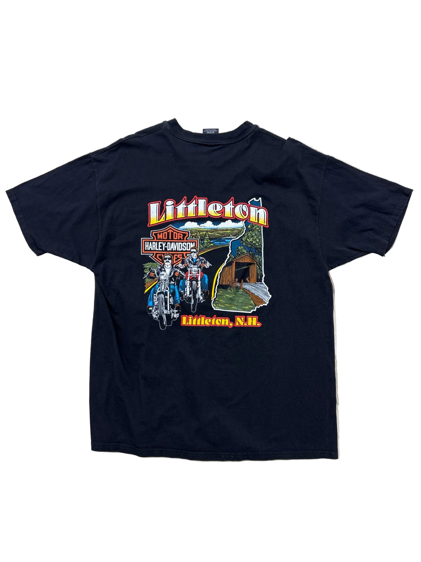 2000 Littleton Harley Davidson T-Shirt-2XL