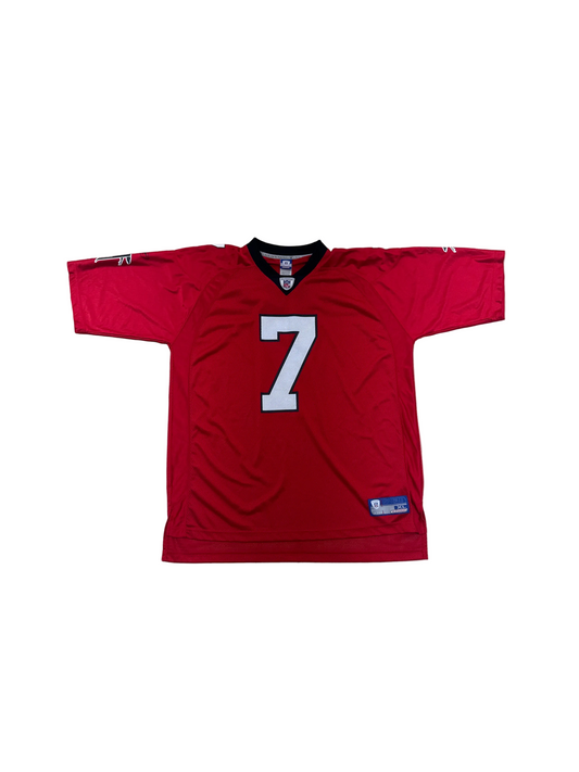 Vintage Michael Vick Falcons Red Jersey - XL