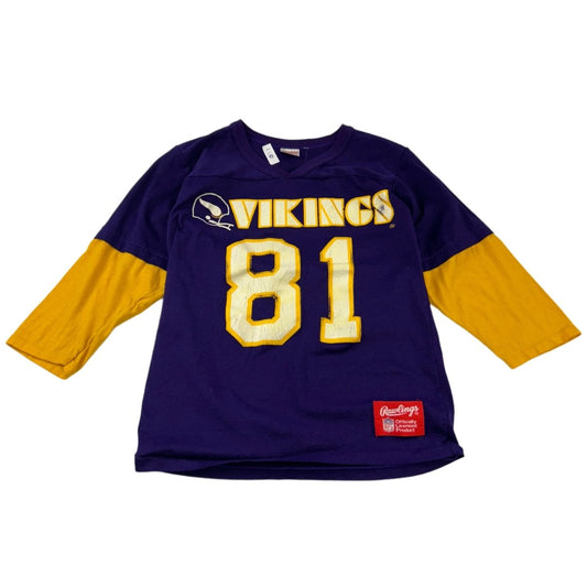 81 Vikings Long Sleeve Jersey Shirt - S - ALL GOODS - ALL GOODS
