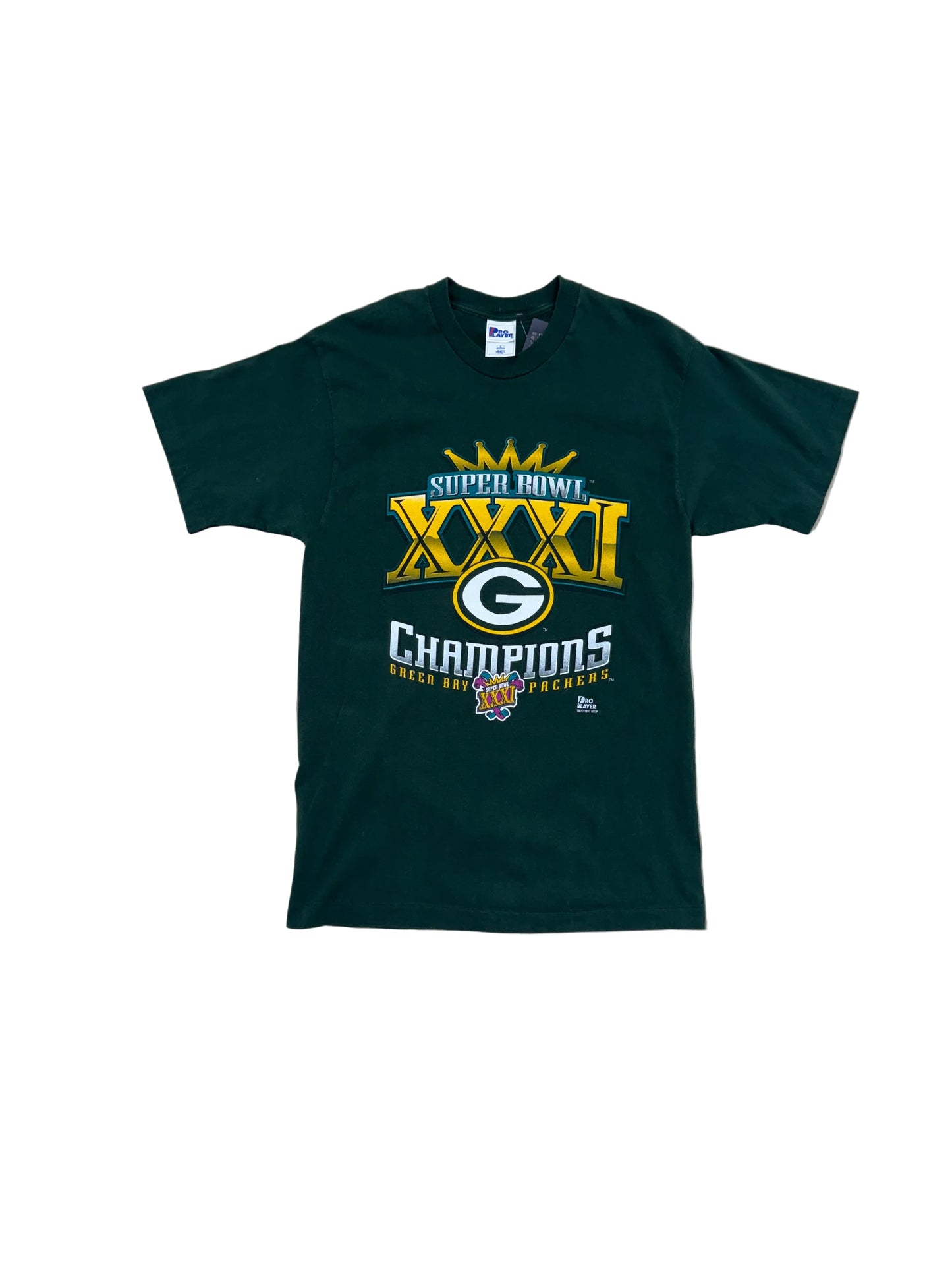 Vintage 1997 Green Bay Packers SB T-Shirt - Large