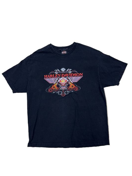 Biker To The Bone Harley Davidson T-Shirt-XL