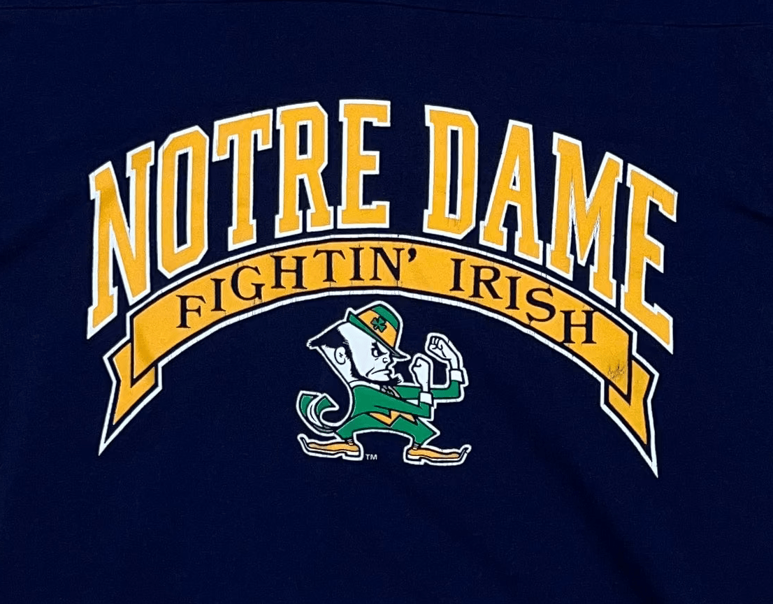 90s Notre Dame T-Shirt - Large - ALL GOODS - ALL GOODS
