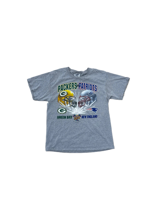 Vintage Packers Vs Patriots T-Shirt - Large