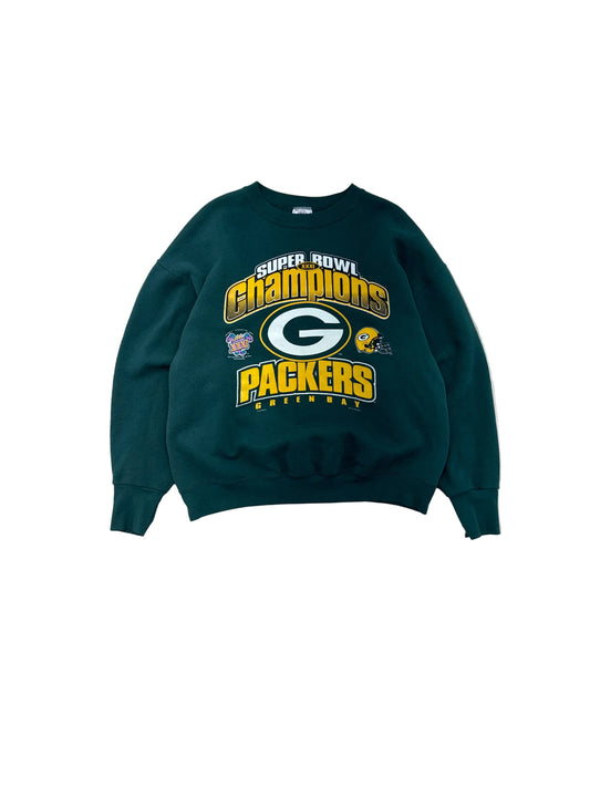 Vintage 1997 Packers Super Bowl Crewneck - Large