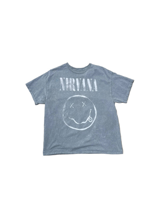 Nirvana Smiley Face T-Shirt - Large