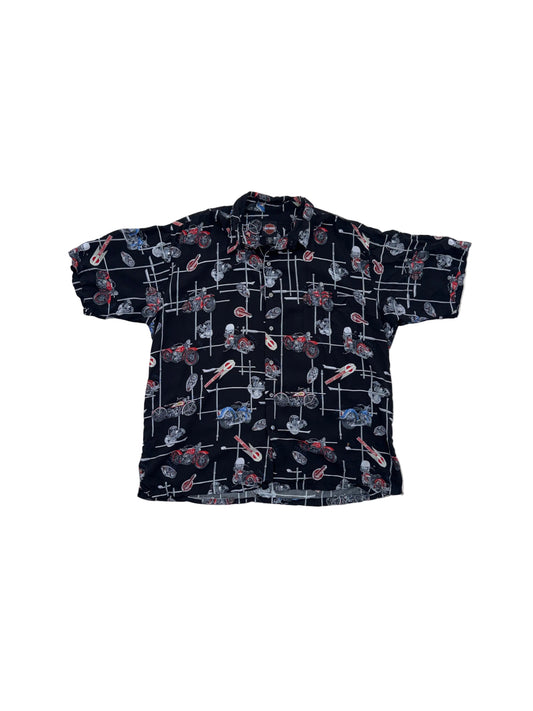 Vintage Harley Davidson Button Up Shirt - XL