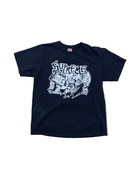 Supreme White Zombie T-Shirt - Large