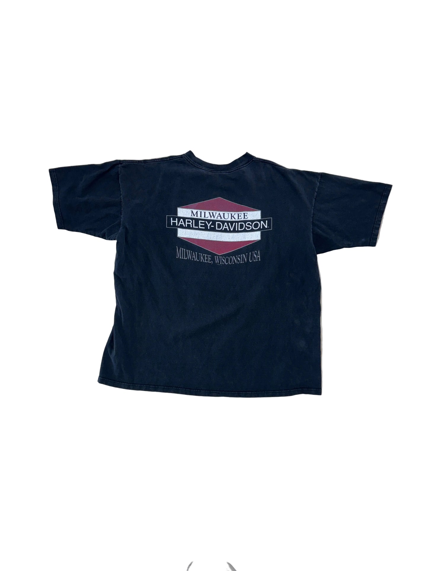 Vintage 1998 Harley Davidson Milwaukee T-Shirt - 2XL