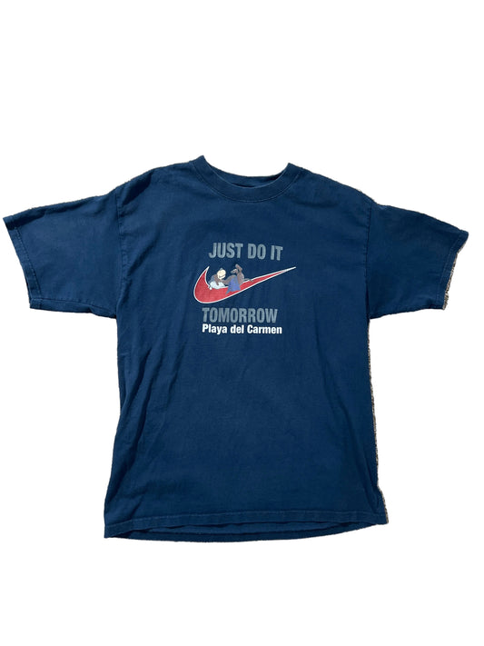 Just Do It Tomorrow Nike T-Shirt - Large