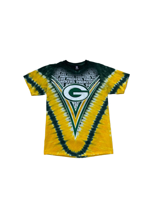 Green Bay Packers Tie Dye T-Shirt - Medium