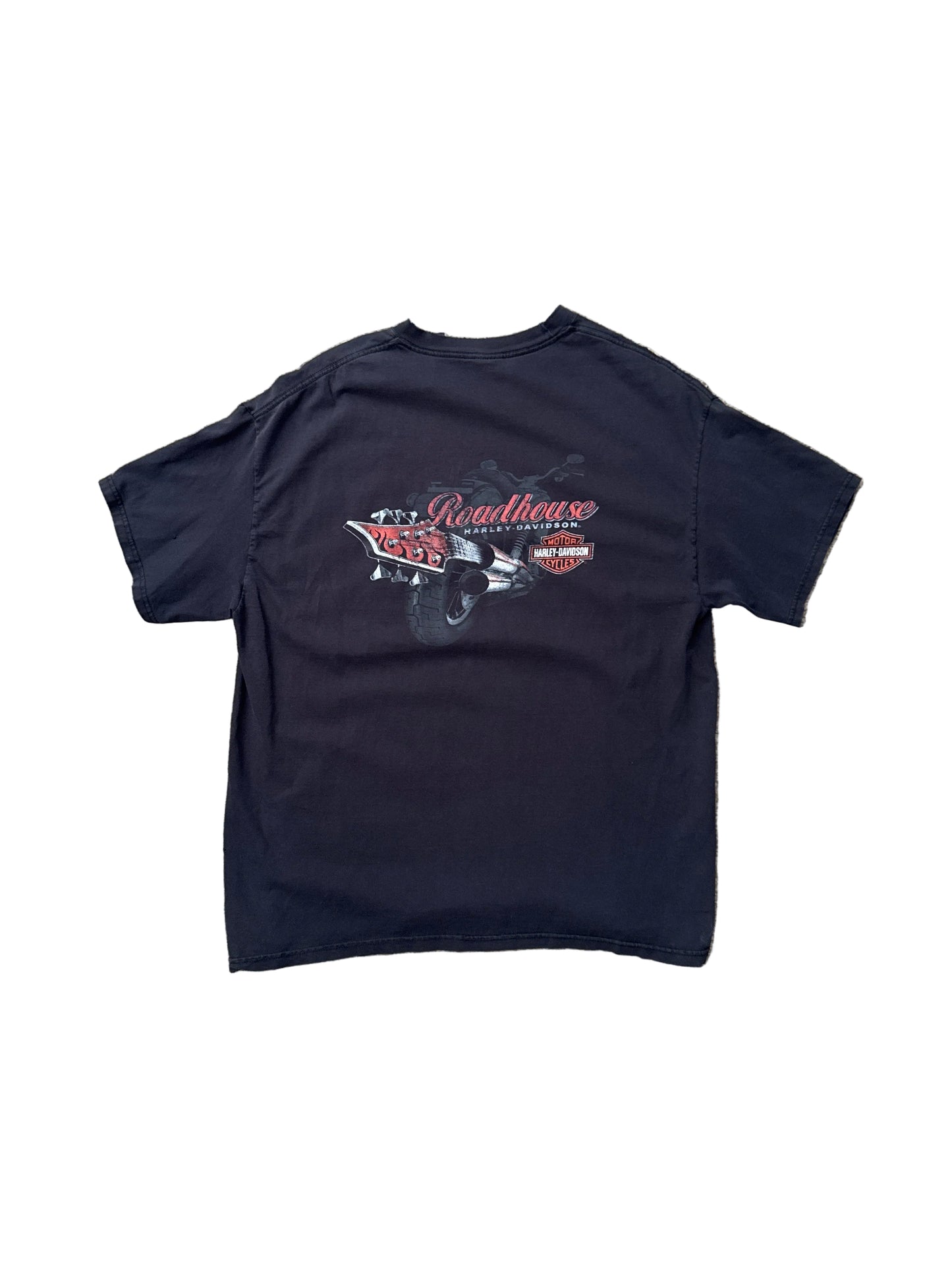 Vintage Harley Davidson Roadhouse T-Shirt - XL