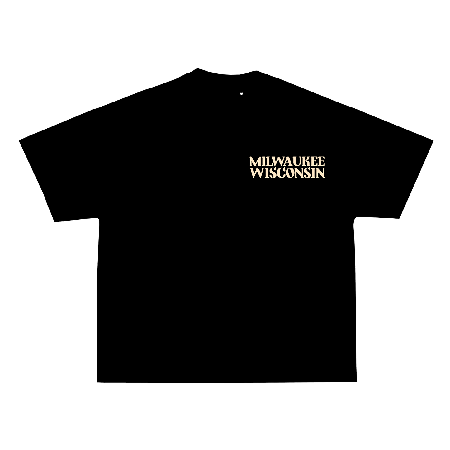 All Goods Puff Print Short Sleeve Tee (Onyx Black/Cream)