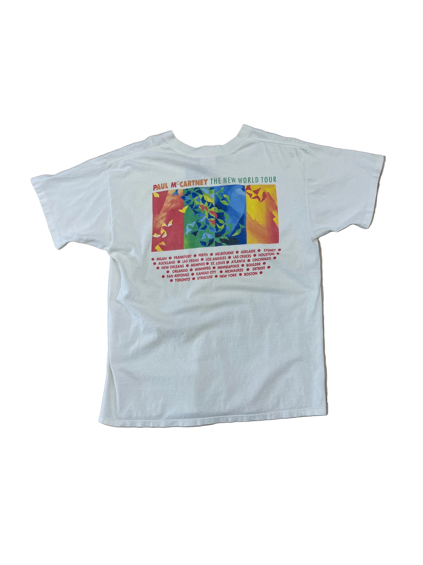 Vintage 1993 Paul McCartney Tour T-Shirt - Large