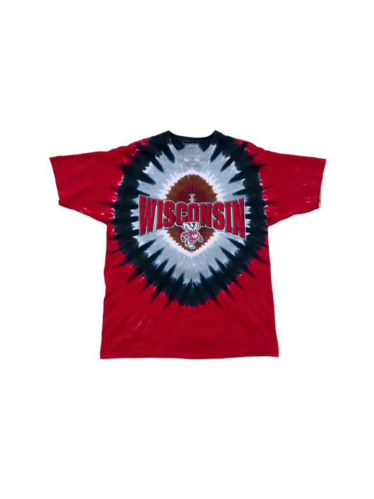 Wisconsin Badgers Tie Dye T-Shirt - XL
