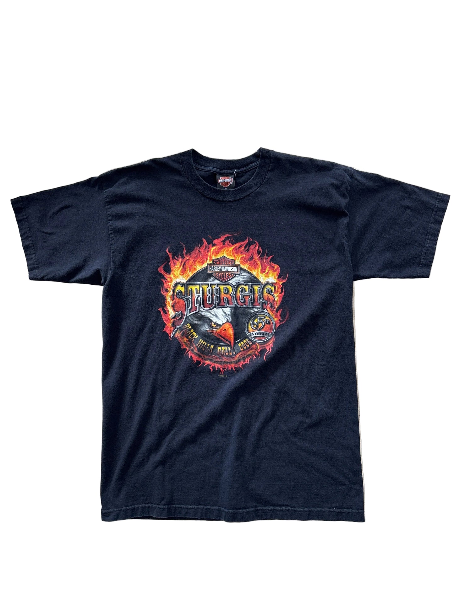 Vintage 2005 Sturgis Black Hills Rally Harley Davidson T-Shirt-XL