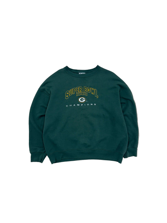 Vintage Green Bay Packers SB XXXI Crewneck - XL